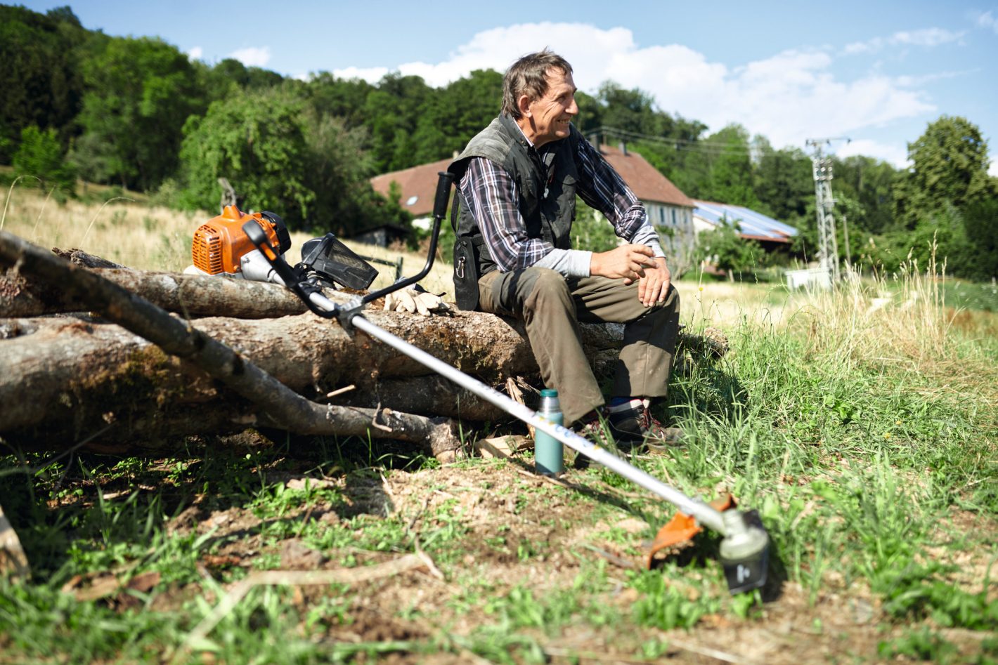 FS 230 Petrol Brush Cutter | Heavy Duty Agricultural Grass Cutter